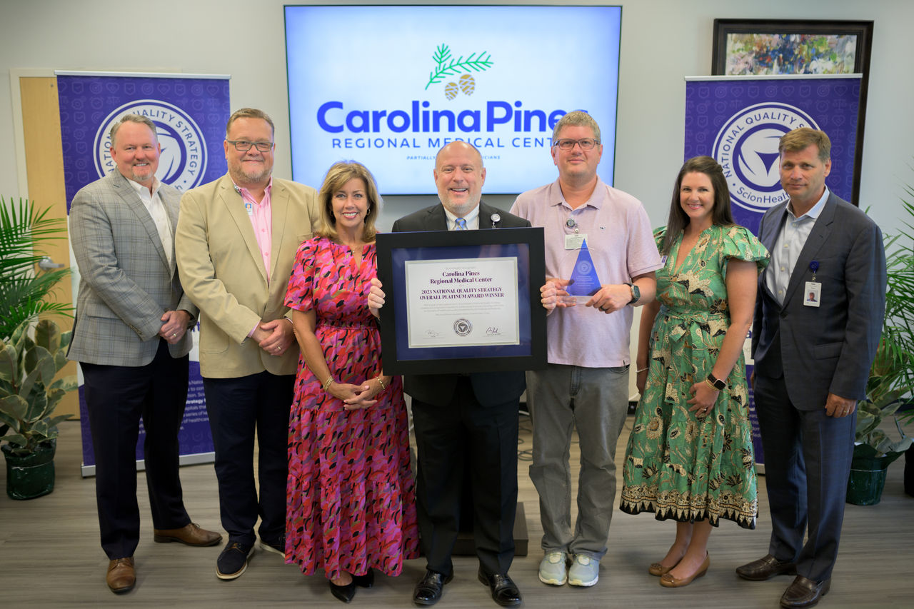 Carolina Pines Regional Medical Center staff receive award